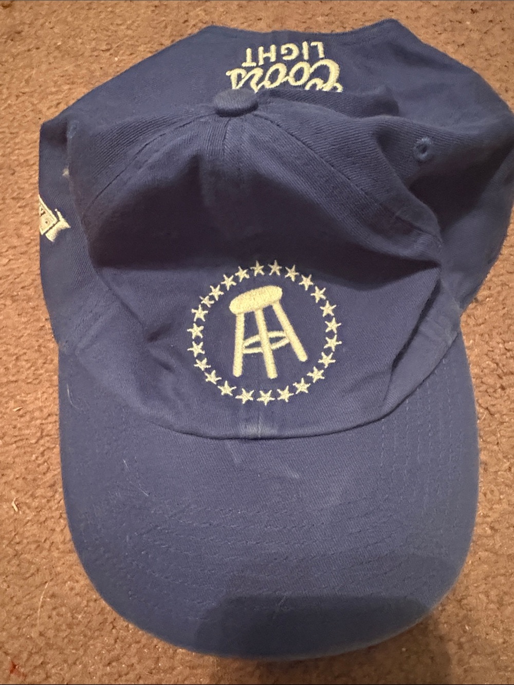Barstool Icon Embroidered Navy Baseball Cap -